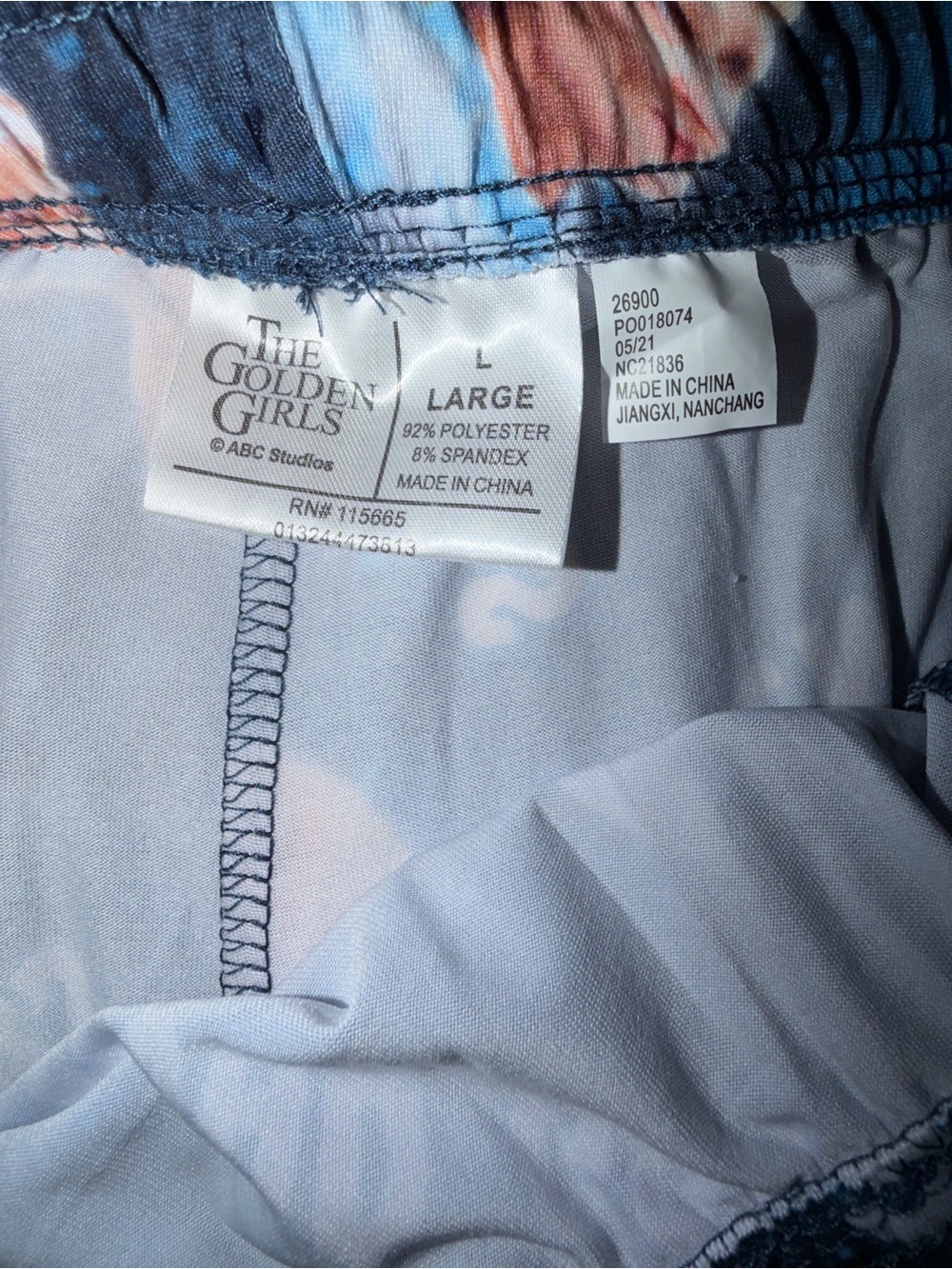 The Golden Girls “Squad Goals / Stay Golden” Sleep Lounge Pants – Size Large - Picture 5 of 5